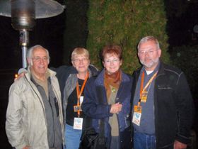 2009 Baie-St-Paul ''Rêves d'automne'' Visite des Bretons invités dont Francine et Jo Marc en notre compagnie Jean-Guy et moi.
